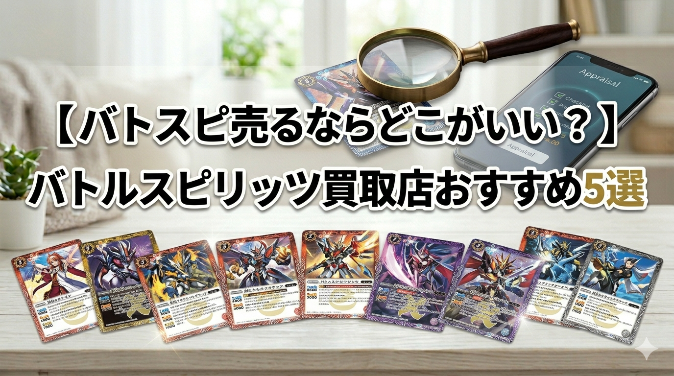 "バトルスピリッツ（バトスピ）買取店のおすすめ5選を比較する